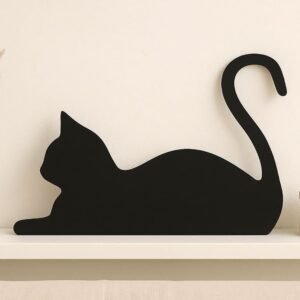 Cuadro-Cat-negro-recostado-Savia-Deco-Home
